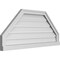 Ekena Millwork Octagonal Top Surface Mount PVC Gable Vent w/ 2"W x 2"P Brickmould Sill Frame, 40"W x 18"H GVPOT40X1803SF - alternate 5
